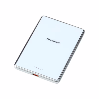 Photofast รุ่น MagSlim x Qi2 - พาวเวอร์แบงค์ชาร์จไร้สาย ความจุ 5000 mAh - สี White