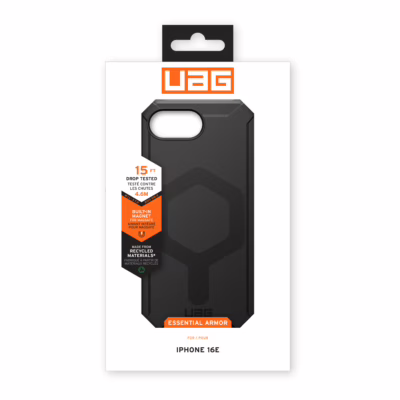UAG รุ่น Essential Armor with Magsafe - เคส iPhone 16e - สี Black