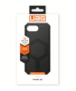 UAG รุ่น Essential Armor with Magsafe - เคส iPhone 16e - สี Black