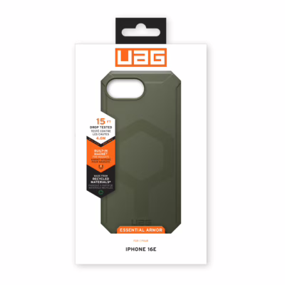 UAG รุ่น Essential Armor with Magsafe - เคส iPhone 16e - สี Olive Drab