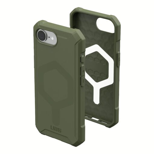 UAG รุ่น Essential Armor with Magsafe - เคส iPhone 16e - สี Olive Drab - Image 11