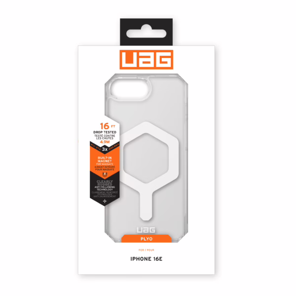UAG รุ่น Plyo Pro - เคส iPhone 16e - สี Ice/White