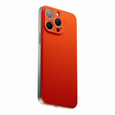 Suti รุ่น PhoneBack Silicone (Magsafe) - เคส iPhone 16 Pro - สี Alpine Orange