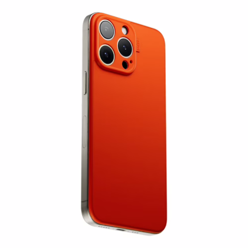Suti รุ่น PhoneBack Silicone (Magsafe) - เคส iPhone 16 Pro - สี Alpine Orange