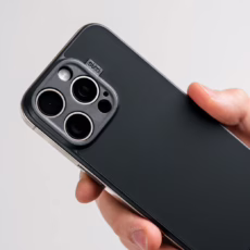 Suti รุ่น PhoneBack Silicone (Magsafe) - เคส iPhone 16 Pro Max - สี Carbon Black