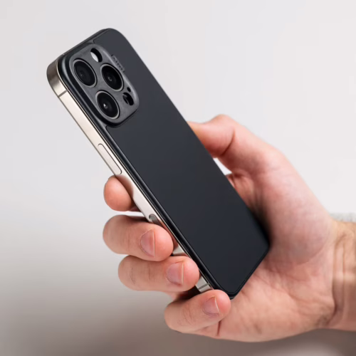 Suti รุ่น PhoneBack Silicone (Magsafe) - เคส iPhone 16 Pro Max - สี Carbon Black