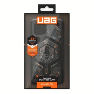 UAG รุ่น Monarch Pro - เคส Galaxy S25 Ultra - สี Forged Carbon Fiber with Copper (Limited Edition)