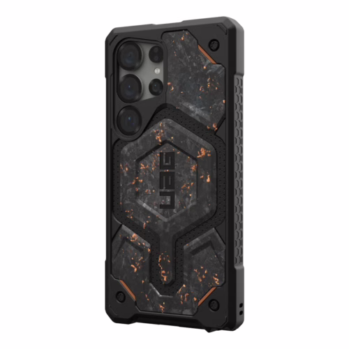 UAG รุ่น Monarch Pro - เคส Galaxy S25 Ultra - สี Forged Carbon Fiber with Copper (Limited Edition)