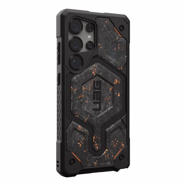 UAG รุ่น Monarch Pro - เคส Galaxy S25 Ultra - สี Forged Carbon Fiber with Copper (Limited Edition)