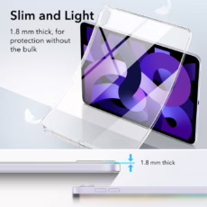 ESR รุ่น Zero Soft Case - เคส iPad Air 11" (2025/2024), iPad Air 10.9" (5th/4th Gen) - สี Clear