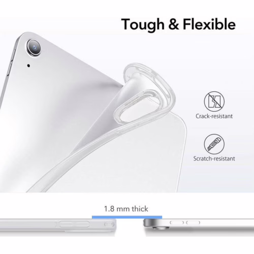 ESR รุ่น Zero Soft Case - เคส iPad Air 11" (2025/2024), iPad Air 10.9" (5th/4th Gen) - สี Clear
