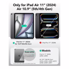 ESR รุ่น Ascend Trifold - เคส iPad Air 11" (2025/2024), iPad Air 10.9" (5th/4th Gen) - สี Forest Green