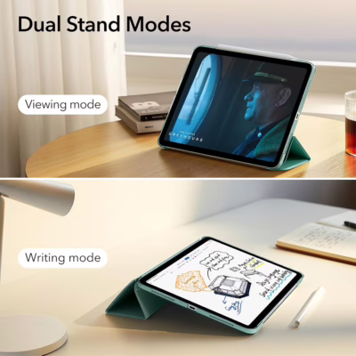 ESR รุ่น Ascend Trifold - เคส iPad Air 11" (2025/2024), iPad Air 10.9" (5th/4th Gen) - สี Forest Green