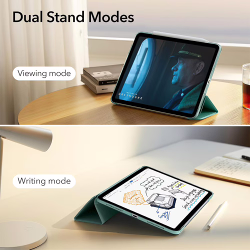 ESR รุ่น Ascend Trifold - เคส iPad Air 11" (2025/2024), iPad Air 10.9" (5th/4th Gen) - สี Forest Green
