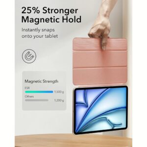 ESR รุ่น Rebound Magnetic Case - เคส iPad Air 11" (2025/2024), iPad Air 10.9" (5th/4th Gen), iPad Pro 11" (1st Gen) - สี Rose Gold
