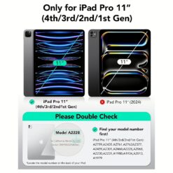 ESR รุ่น Rebound Magnetic Case - เคส iPad Pro 11" (4th/3rd/2nd Gen) - สี Black