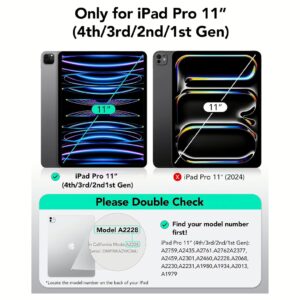 ESR รุ่น Rebound Magnetic Case - เคส iPad Pro 11" (4th/3rd/2nd Gen) - สี Black