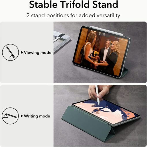 ESR รุ่น Rebound Magnetic Case - เคส iPad Pro 11" (4th/3rd/2nd Gen) - สี Forest Green - Image 4