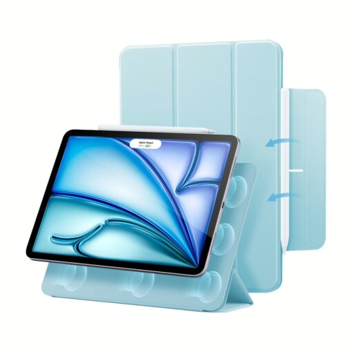ESR รุ่น Rebound Magnetic Case - เคส iPad Air 11" (2025/2024), iPad Air 10.9" (5th/4th Gen), iPad Pro 11" (1st Gen) - สี Sky Blue