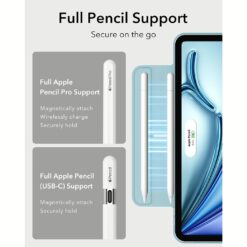 ESR รุ่น Rebound Magnetic Case - เคส iPad Air 11" (2025/2024), iPad Air 10.9" (5th/4th Gen), iPad Pro 11" (1st Gen) - สี Sky Blue