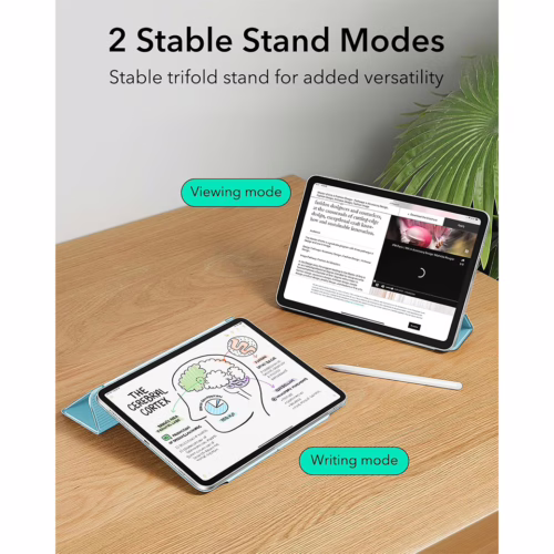 ESR รุ่น Rebound Magnetic Case - เคส iPad Air 11" (2025/2024), iPad Air 10.9" (5th/4th Gen), iPad Pro 11" (1st Gen) - สี Sky Blue