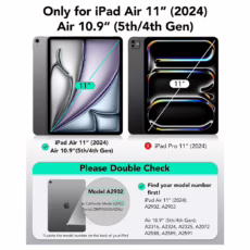 ESR รุ่น Rebound Magnetic Case - เคส iPad Air 11" (2025/2024), iPad Air 10.9" (5th/4th Gen), iPad Pro 11" (1st Gen) - สี Navy Blue