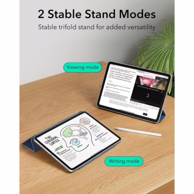 ESR รุ่น Rebound Magnetic Case - เคส iPad Air 11" (2025/2024), iPad Air 10.9" (5th/4th Gen), iPad Pro 11" (1st Gen) - สี Navy Blue