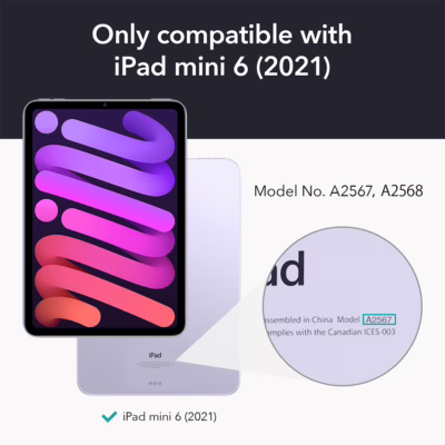 ESR รุ่น Rebound Magnetic - เคส iPad Mini (7th/6th Gen) - สี Purple