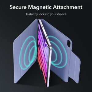 ESR รุ่น Rebound Magnetic - เคส iPad Mini (7th/6th Gen) - สี Purple