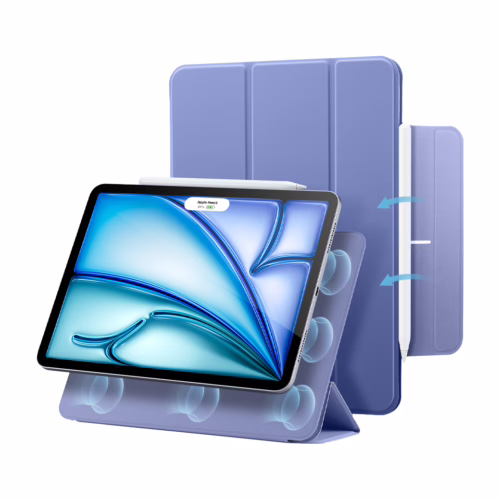 ESR รุ่น Rebound Magnetic Case - เคส iPad Air 11" (2025/2024), iPad Air 10.9" (5th/4th Gen), iPad Pro 11" (1st Gen) - สี  Lavender