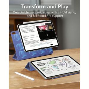 ESR รุ่น Rebound Magnetic Case - เคส iPad Air 11" (2025/2024), iPad Air 10.9" (5th/4th Gen), iPad Pro 11" (1st Gen) - สี Lavender