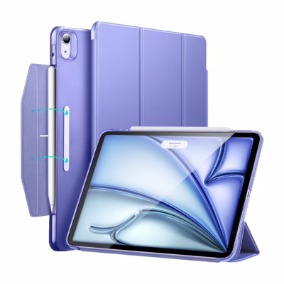ESR รุ่น Ascend Trifold - เคส iPad Air 11" (2025/2024), iPad Air 10.9" (5th/4th Gen) - สี Frosted Lavender