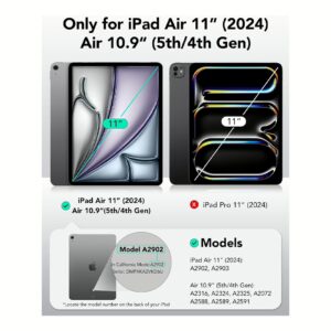 ESR รุ่น Ascend Trifold - เคส iPad Air 11" (2025/2024), iPad Air 10.9" (5th/4th Gen) - สี Frosted Lavender