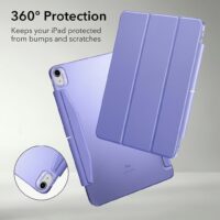 ESR รุ่น Ascend Trifold - เคส iPad Air 11" (2025/2024), iPad Air 10.9" (5th/4th Gen) - สี Frosted Lavender