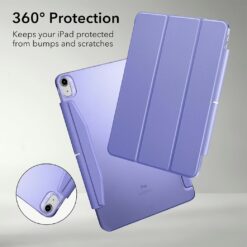 ESR รุ่น Ascend Trifold - เคส iPad Air 11" (2025/2024), iPad Air 10.9" (5th/4th Gen) - สี Frosted Lavender