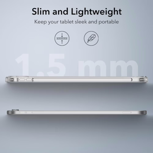 ESR รุ่น Classic Hybrid Back Case - เคส iPad 11" (A16/2025), iPad 10.9" (10th/2022) - สี Clear