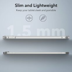 ESR รุ่น Classic Hybrid Back Case - เคส iPad 11" (A16/2025), iPad 10.9" (10th/2022) - สี Clear