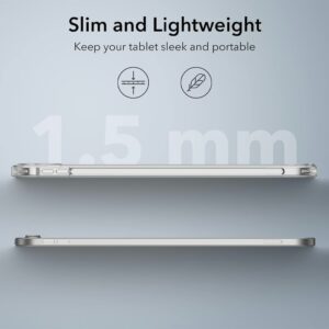 ESR รุ่น Classic Hybrid Back Case - เคส iPad 11" (A16/2025), iPad 10.9" (10th/2022) - สี Clear