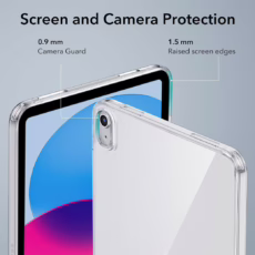 ESR รุ่น Classic Hybrid Back Case - เคส iPad 11" (A16/2025), iPad 10.9" (10th/2022) - สี Clear