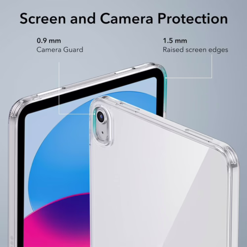 ESR รุ่น Classic Hybrid Back Case - เคส iPad 11" (A16/2025), iPad 10.9" (10th/2022) - สี Clear