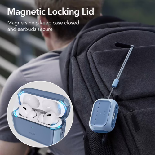 ESR รุ่น Orbit Hybrid with HaloLock - เคส AirPods Pro 2/1 - สี Powder Blue