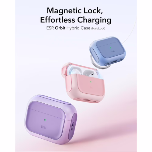 ESR รุ่น Orbit Hybrid with HaloLock - เคส AirPods Pro 2/1 - สี Lavender