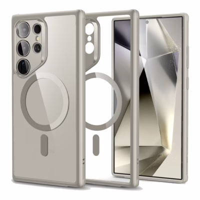 ESR รุ่น Classic Hybrid Case (HaloLock) - เคส Galaxy S24 Ultra - สี Clear Grey