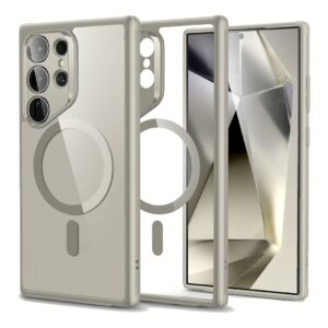 ESR รุ่น Classic Hybrid Case (HaloLock) - เคส Galaxy S24 Ultra - สี Clear Grey