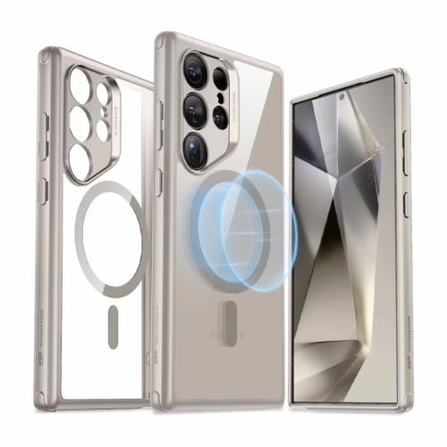 ESR รุ่น Classic Hybrid Case (HaloLock) - เคส Galaxy S24 Ultra - สี Clear Grey