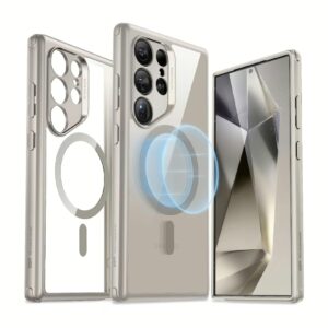 ESR รุ่น Classic Hybrid Case (HaloLock) - เคส Galaxy S24 Ultra - สี Clear Grey