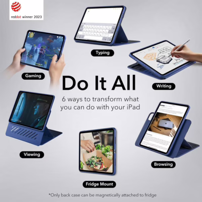 ESR รุ่น Shift Magnetic Case - เคส iPad Pro 12.9 (6th/5th Gen) - สี Navy Blue