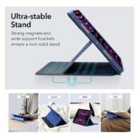 ESR รุ่น Shift Magnetic Case - เคส iPad Pro 12.9 (6th/5th Gen) - สี Navy Blue