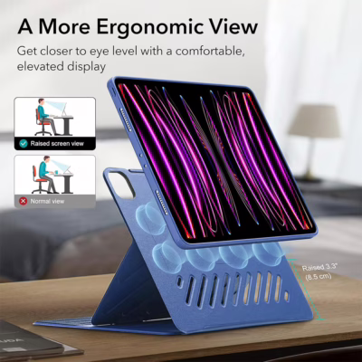 ESR รุ่น Shift Magnetic Case - เคส iPad Pro 12.9 (6th/5th Gen) - สี Navy Blue