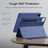 ESR รุ่น Shift Magnetic Case - เคส iPad Pro 12.9 (6th/5th Gen) - สี Navy Blue